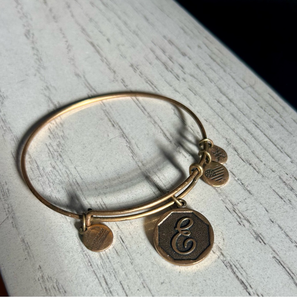 Alex And Ani Gold Charm Bracelet 15$